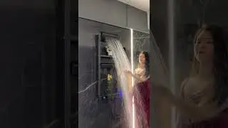 Treat bathing as art, wow! Bathroom donbundon#Convenient and smooth shower #Bathroom
