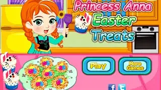 Princess Anna Easter Treats- Fun Online Cooking Baking Games for Girls Kids