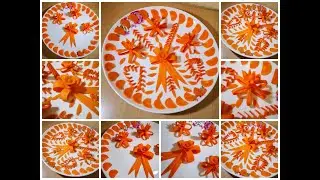 Engel001 . Fruit Art . Lebensmittel Kunst . Karotten Schleifen Teller . Aktuelle Nachrichten .