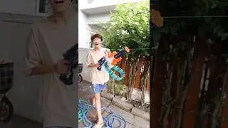 NERF STITCH WAR! Dad vs Son