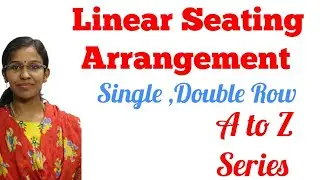 Linear Seating Arrangement-Free mock tests