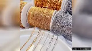 2Meters Stainless Steel Jewelry Accessories Chains No Fade Gold Color Chain Necklace Bracelet Conpon