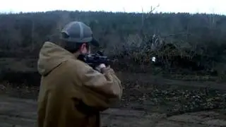 Shernic gun works bullpup with 75 round drum mag