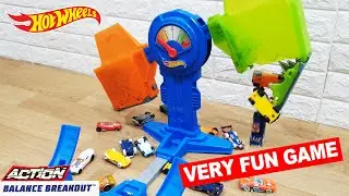 Hot Wheels Duel Track BALANCE BREAKOUT Super Fun Game Duels hot wheels track action game