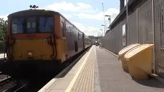 GBRf 73141 TnT 73136 w/ Test Train @ Clapham High Street
