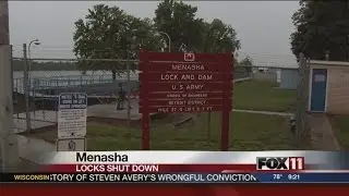 Menasha locks shut down