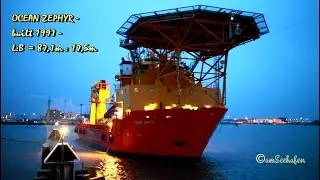 OCEAN ZEPHYR IMO 9000625 ex EDDA FREYA Emden Germany ship vessel offshore service Schiff