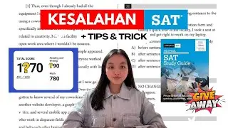 SAT + GIVEAWAY 📚🎁 | tips & tricks, mistakes, study resources, etc.