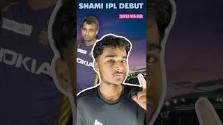 Shami ipl debut 🏏 #cricket #cricketlover #mohammadshami #youtubeshorts #shorts #ipl #yt #ytcricket