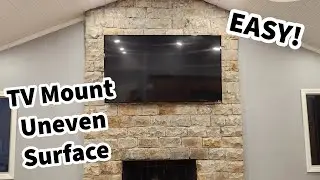 Tv Mounting on Stone DIY