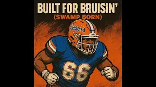 Built for Bruisin&rsquo; Swamp Born  - Florida Gators Football 2025 OL - (Heavy Alternative Rock Style)