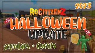 New RoCitizens 2023 Halloween Update & Quests! (ZOMBIES)