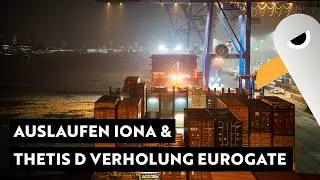 Live vom Containerschiff: Verholen zum Eurogate mit Thetis D 🛳️ Auslaufen und Sail Away IONA