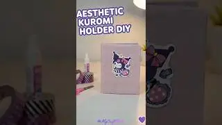 DIY Aesthetic Idea - Sticky Note Holder 💜✨ #shorts (Inspired by 5-Minutes crafts)