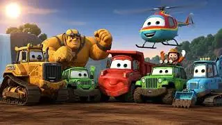 Dozer & Friends Tackle the Great Mud Pit  A Fun Animated Story with Talking Cars & Trucks