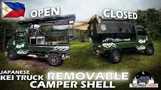 TINY TRUCK CAMPER- Removable Camper Shell - JAPANESE K-TRUCK