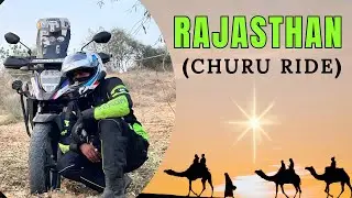 Churu Ride Rajasthan| Desert Roads, Heritage & Adventure!”