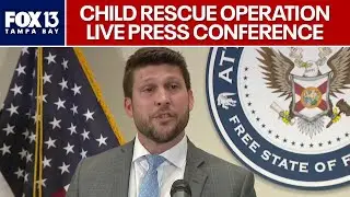 Child rescue operation results announced in Tampa