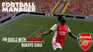 Fm Goals with Arsenal - Bukayo Saka's speed
