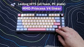MMD Princess V4 linear | Leobog Hi75 | sound test
