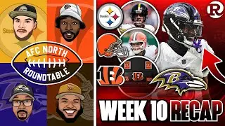 🔟 AFC North Week 10 RECAP | Ravens WIN, Steelers & Browns LOSE, Bengals on BYE
