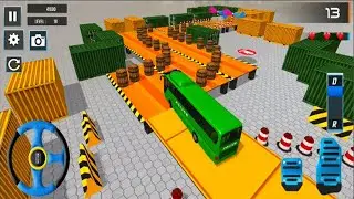 Police Bus Parking Game 3D - Police Bus Games - Android GamePlay -Police Bus Parking Games Android#4