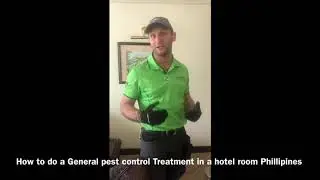 How to do a General Pest Control Treatment in a hotel room