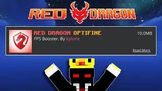 The Best FPS BOOST Mod For MCPE 1.21+ (NO LAG + Smooth Gameplay) | Red Dragon Optimizer