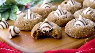 Gingerbread Kiss Cookies | Kitchen Fun With My 3 Sons