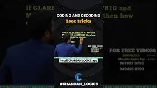 coding and decoding best tricks by chandan venna sir #chandan_logics #chandan_venna_fan_club