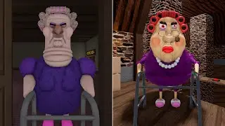 ESCAPE EVIL GRANDMA, ESCAPE GRUMPY GRAN ROBLOX OBBY