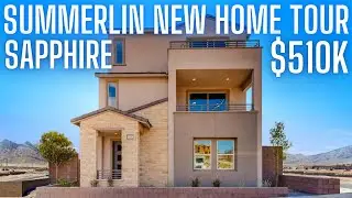 Homes for Sale in Summerlin - Sapphire at Obsidian by Woodside Homes - $510K 3 Story Home Tour 4K HD