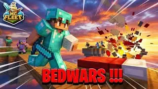 🔴 Minecraft CRAZY BEDWARS IN MCFLEET | LIVE STREAM |GAMER BUZZ