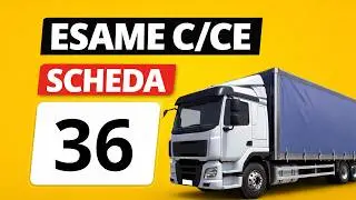 Quiz patente C - CE Simulazione esame, scheda N. 36