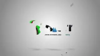 Pieces Logo Reveal Formation or Text intro clean elegant