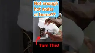How to adjust temperature on electric water heater -- or make electric water heater hotter