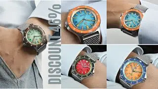 San Martin 40mm Dive Watch Original Design NH35 Automatic Mechanical Fashion Men Watch Sapphire