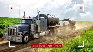 Ag Spray - Dual Tank Mobile Pump Station with 3210 Gallon Norwesco Tanks and AS-300U Wet Seal Pump.