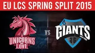 UOL vs GIA -  LCS EU Summer 2015 Week 9 Day 1 - Unicorns of Love vs Giants Gaming