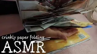 Folding & Unfolding: Relaxing Crinkly Paper Sounds for Sleep | ASMR | No Talking
