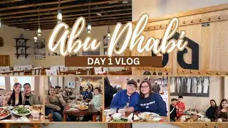 Trying Emirati food in Abu Dhabi 🇦🇪 | Reunion after many years with UK & Canada Fam!❤️