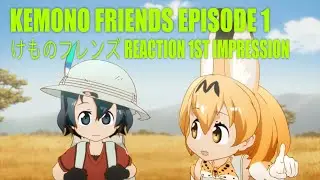Kemono Friends Episode 1 けものフレンズ Live Reaction **FIRST IMPRESSION**