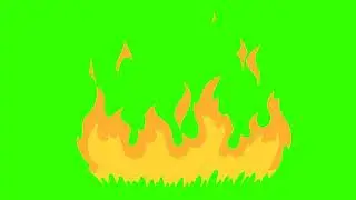 fire green screen effect