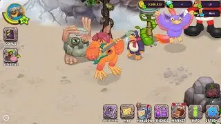 Shinnokage me deu a dica das mini minas e consegui um Riff na ilha do ar no My Singing Monsters