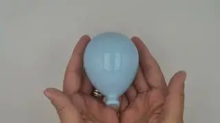 Palloncino in Ceramica Celeste con Calamita &ndash; Bomboniera Artigianale Made in Italy (8 cm)