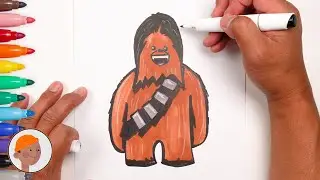How To Draw Chewbacca Easy!