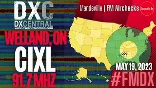 91.7 | CIXL | Giant FM | Welland, ON | Sporadic Es | 1059 miles