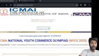 CMA National Youth Commerce Olympiad 2025 | Win ₹1,00,000 | Certificate & Recognition | #cma ICMAI