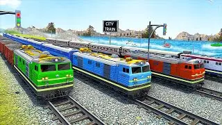 Euro Train Racing 3D - Trying Endless Mode
