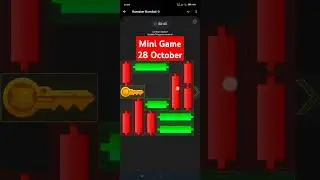 Mini Game 28 October puzzle key solved Hamster kombat